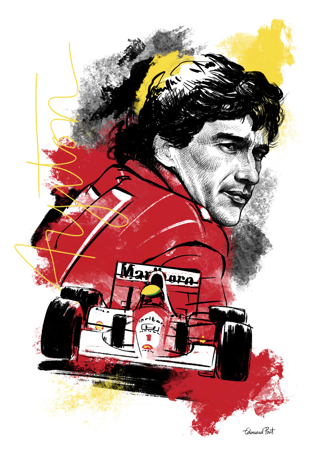 Portrait Ayrton Senna