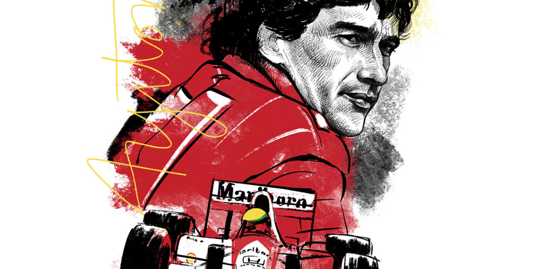 Portrait Ayrton Senna