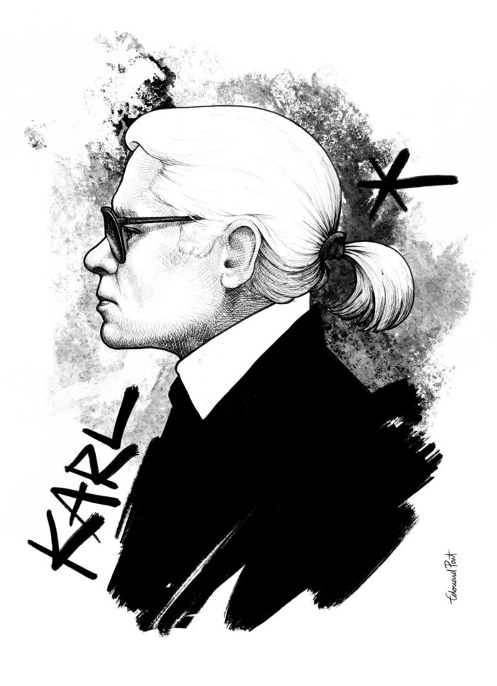 Portrait Karl Lagerfeld