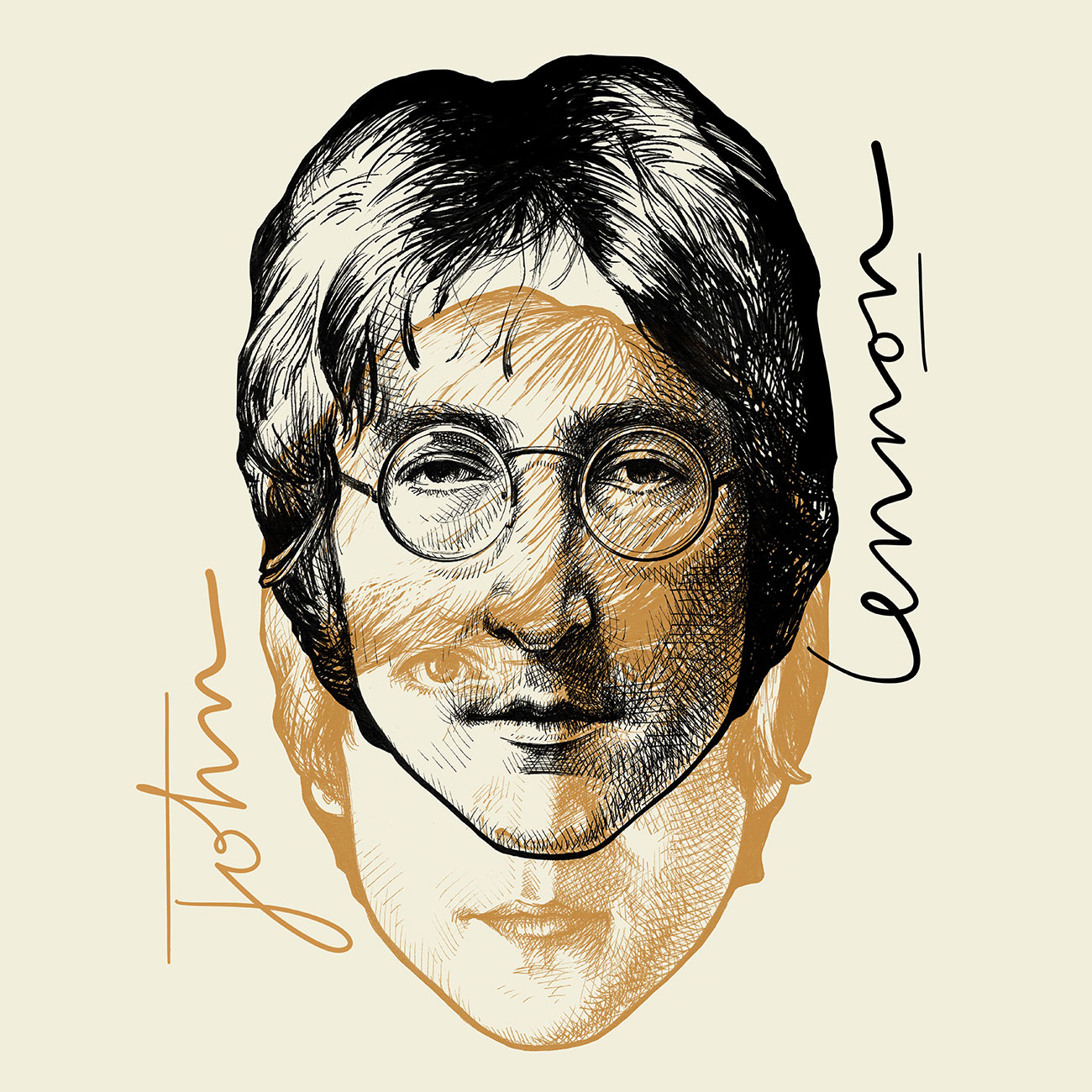 Portrait John Lennon