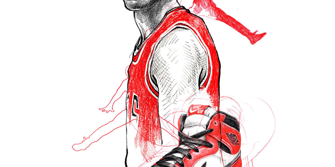 Portrait Michael Jordan